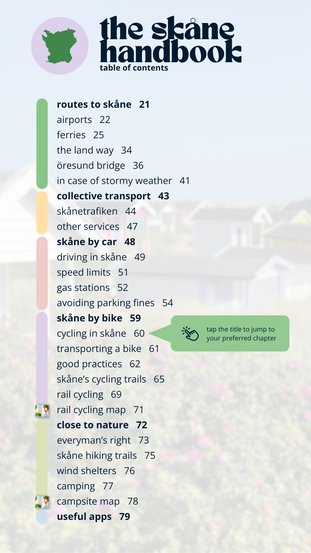 Skåne: Travel Guide EN (Scania Travel Guide + Maps)