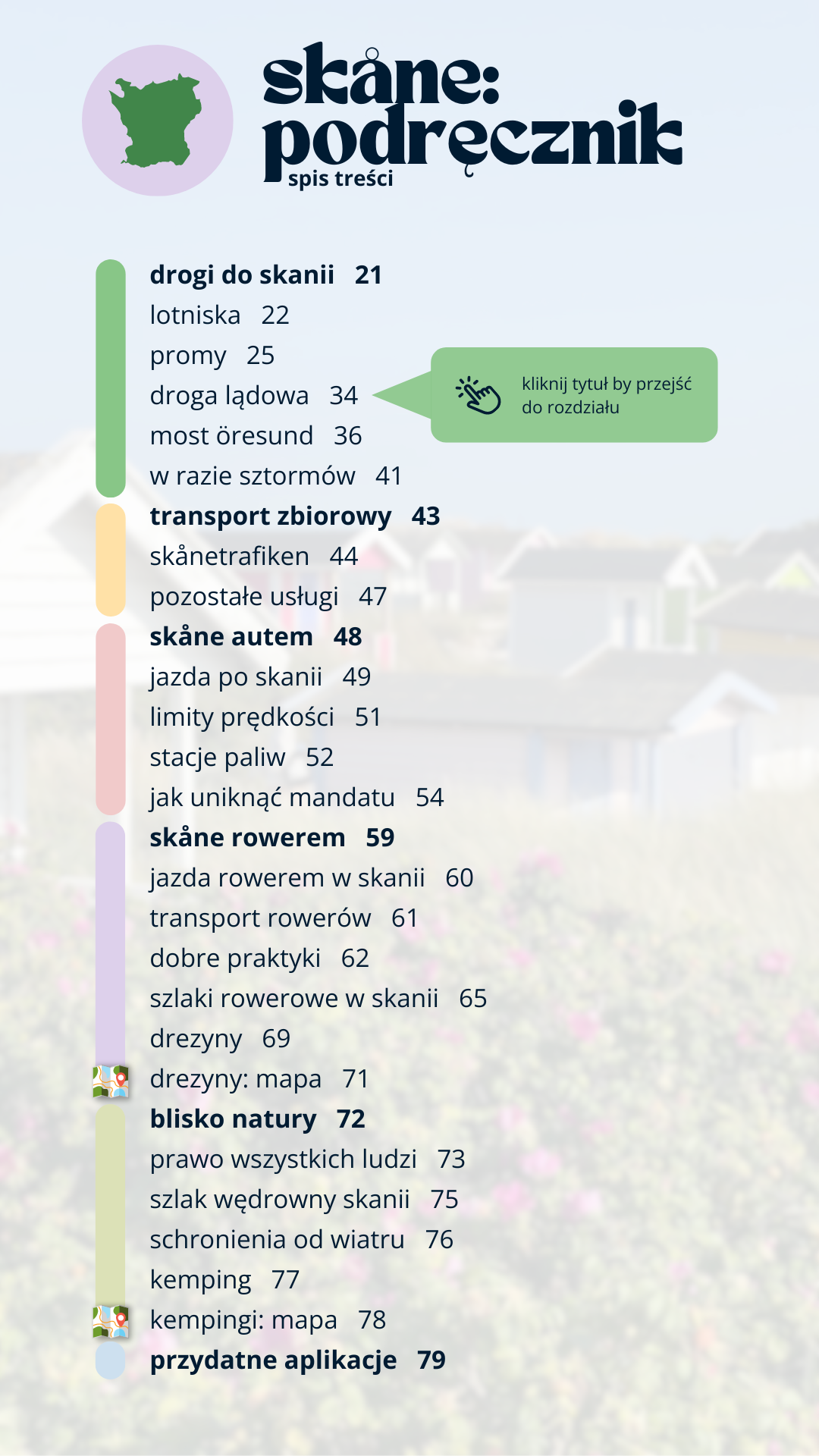 Skåne: Przewodnik PL (Przewodnik po Skanii + Mapy)