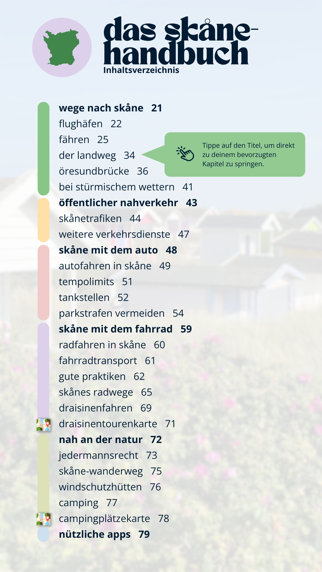 Skåne: Reiseführer DE (Skane Guide + Tipps + Karten)