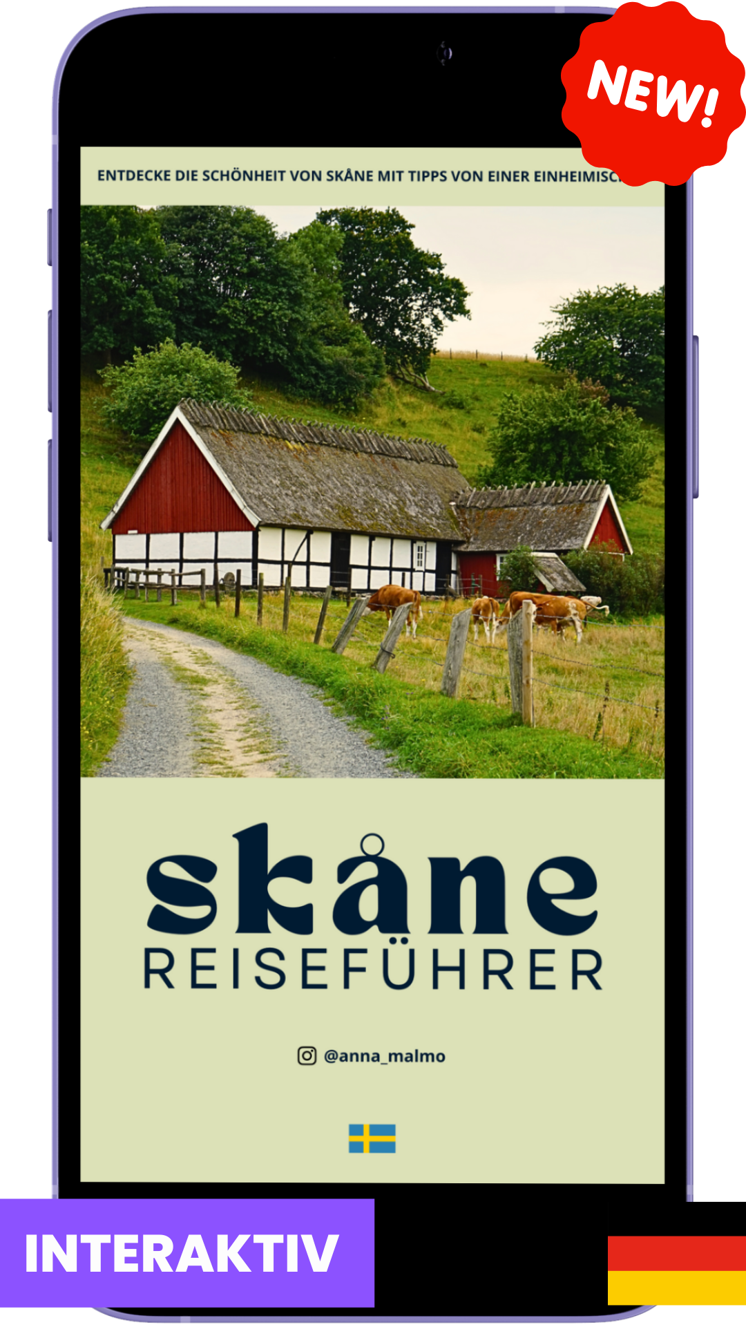 Skåne: Reiseführer DE (Skane Guide + Tipps + Karten)